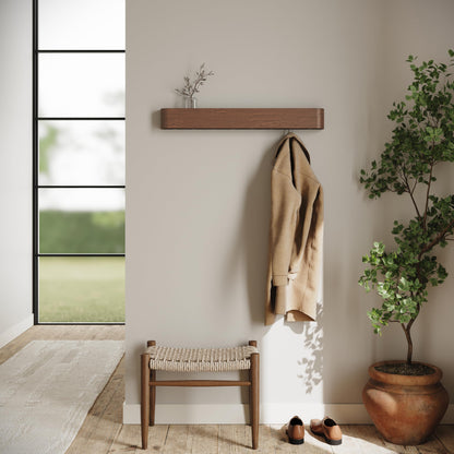 Kazai Toke Moderne Design Wandgarderobe - Eiche dunkel