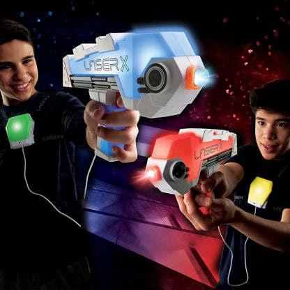 Laser X Revolution Double Blasters Laser Tag Set - Sunset Chevron