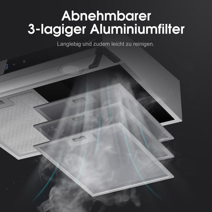 GASLAND Chef UC60SS Unterbauhaube 60cm - Umluft Edelstahl