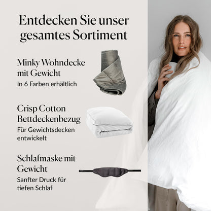 CURA Pearl Classic Gewichtsdecke Therapie - 150x210 cm, 7kg