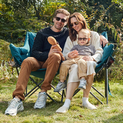 EVER ADVANCED Campingsofa Faltbar 2-Sitzer XXL - Grün