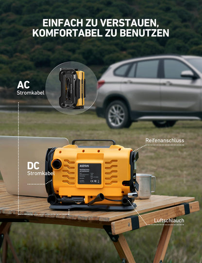 AstroAI Kompressor Multifunktional - 12V/230V Dual Power