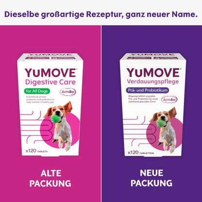 YuMOVE Digestive Care Probiotika Hund Tabletten, 120 Stück