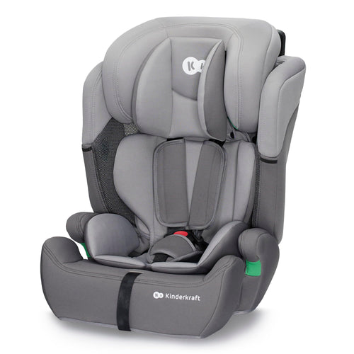 kk Kinderkraft COMFORT UP I-SIZE Kinderautositz 76-150 cm – Grau. Grauer Sitz für sicheren Transport von Kindern (76-150 cm).