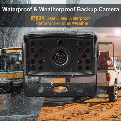 URVOLAX UR61X Funk-Rückfahrkamera - 7 Zoll HD IP69K