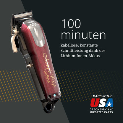 Wahl Magic Clip Cordless Haarschneidemaschine - Rot