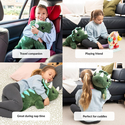 ODOXIA Gewichtskuscheltier Dinosaurier 2,3 kg – Weighted Plüschtier