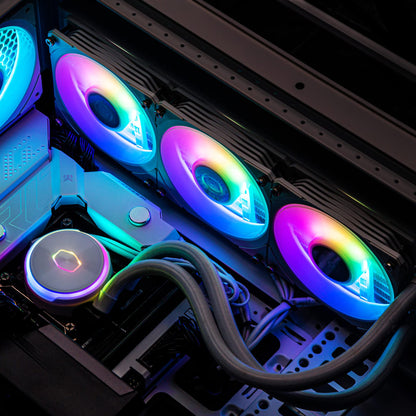Cooler Master MasterLiquid PL360 Flux AIO CPU-Kühler - 360mm Weiss