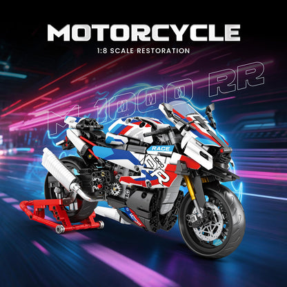 Reobrix 99040 Motorrad 1000 RR Klemmbausteine-Set, 949 Teile