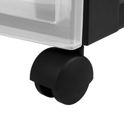 Iris Ohyama DC-012 Rollcontainer - 12 Schubladen Schwarz