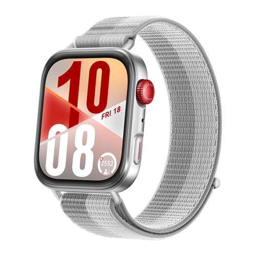 HUAWEI Watch Fit 4 Smartwatch mit Fitness-Tracker, 5 ATM, Grau, quadratisches Display