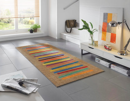 wash+dry Mixed Stripes Fussmatte Innen & Aussen - 80x200 cm