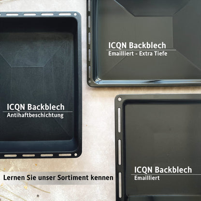 ICQN Backblech & Ofenrost Set 45.5x37.5 cm - 2-teilig