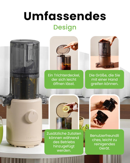 Hurom H310 Elektrischer Slow Juicer Entsafter – Beige