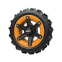 WORX WA0953 Landroid All-Terrain Räder für Rasen & Gelände. Schwarze Räder mit grobem Profil für verbesserte Traktion.