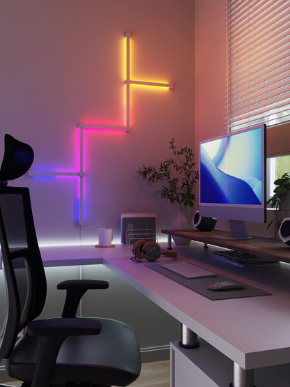 Nanoleaf Lines 90 Grad Squared Starter Kit - 4 Lichtleisten
