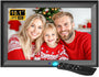 OBVHNUA Digitaler Bilderrahmen 10,1 Zoll IPS Display mit Fernbedienung