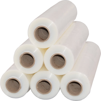 Beste-Folie Stretchfolie 6 Rollen 2,5 kg 50 cm 23 µm transparent zum Verpacken von Gütern