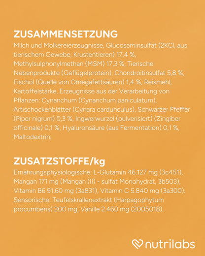 NutriLabs Canicox-HD Gelenktabletten für Hunde, 100 Kautabletten