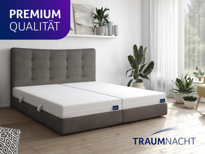 Traumnacht Basic 2 in 1 Duo Kaltschaummatratze, 90 x 200 cm