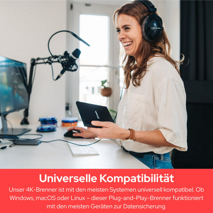 Verbatim Externer Slimline Blu-ray & DVD Brenner USB 3.2