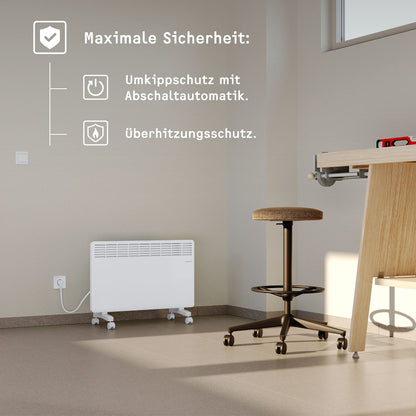 Stiebel Eltron Standkonvektor EG-50-TR2-PM, Elektroheizung 2 kW