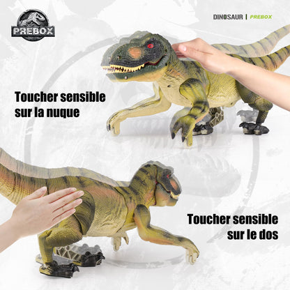 PREBOX Ferngesteuerter Dinosaurier RC Dino Roboter mit Sprühfunktion
