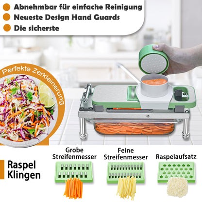 goldtree Gemüseschneider Model-G, Gemüsehobel mit 8 Klingen
