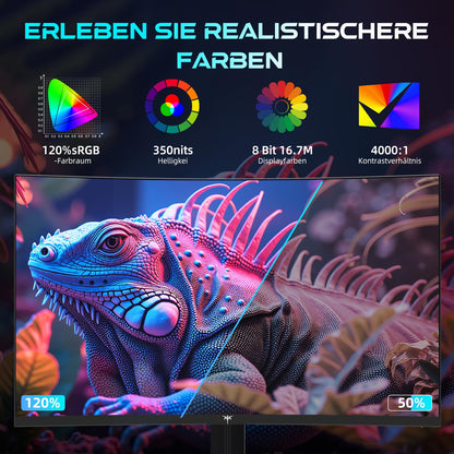 KTC H27S17 Gaming Monitor 27 Zoll Curved QHD 180Hz