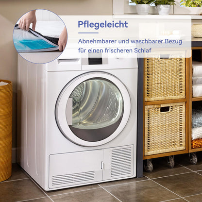 Amazon Basics Gel-Schaum Matratzen Topper 120x200x7cm weiss