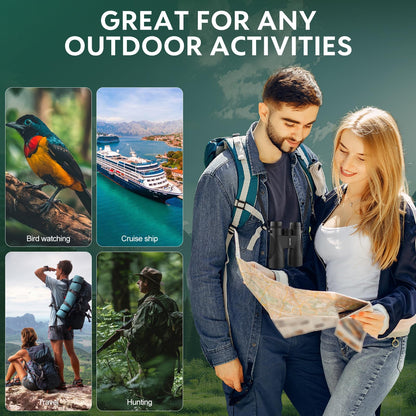 occer 12x50 Hochleistungs-Fernglas - HD Vogelbeobachtung Jagd