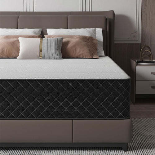 MOLPHIT Matratze Innerspring Hybrid Memory Foam - 140x200cm H3/H4. Bietet Körperunterstützung und Druckentlastung für Schlaf.