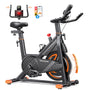 Toputure Heimtrainer Fahrrad TEB3, Ergometer mit 15 kg Schwungrad und Tablet-Halter