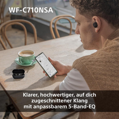 Sony WF-C710NSA Truly Wireless Noise Cancelling Earbuds schwarz