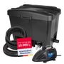 T.I.P. Teichaussenfilter-Set WDF 10000 UV 11 mit Pumpe, 10.000 l – Filterbehälter mit Zulaufschlauch