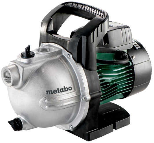 Metabo Gartenpumpe P 4000 G - 4000 l/h (600964000). Blaue Pumpe für effiziente Wasserförderung zur Gartenbewässerung.