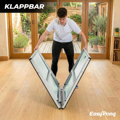 Original Cup EasyPong Tischtennisplatte klappbar, Blau, 182 x 91 cm