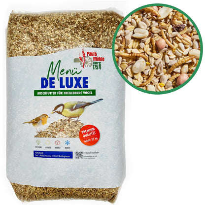 Pauls Mühle Wildvogelfutter Deluxe für Gartenvögel - 25 kg