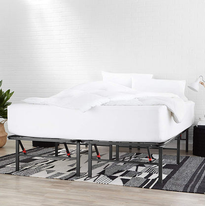 Amazon Basics Plattform-Bettgestell klappbar, Schwarz, 140 x 200 cm
