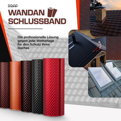 DQ-PP Wandanschlussband Aluminium Butyl 5m x 300mm Graphit RAL 7016