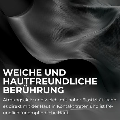 Dowinx Gaming Stuhl Stoff Bürostuhl Massage - Schwarz