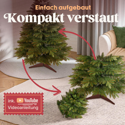 Pure Living premium naturgetreuer Weihnachtsbaum - 120cm