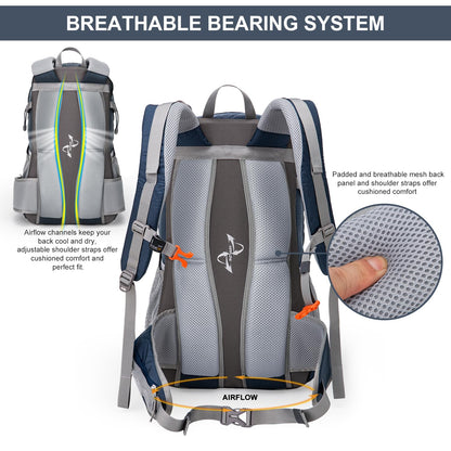 Mountaintop Wanderrucksack 40L Trekkingrucksack mit Regenhülle