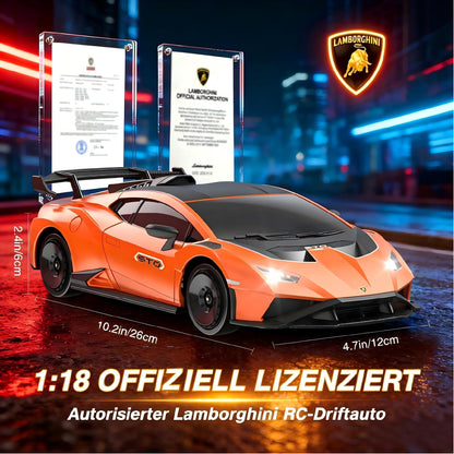 AYIQUTY RC Drift Auto Lamborghini 1:18 4WD 35 km/h mit LED-Licht