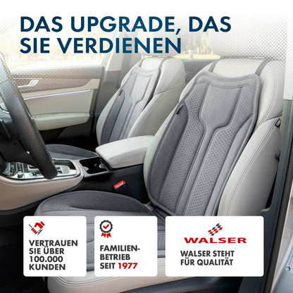 Walser Nubo Auto Sitzauflage 2 Stück, Sitzschoner anthrazit