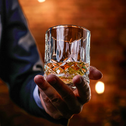 Whisiskey Whiskey Karaffe Set mit 2 Gläsern und 4 Whisky Steinen