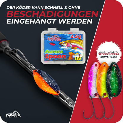Paradox Fishing Trout Series X UL-Ruten Set - 1.85m 1-4g mit Rolle