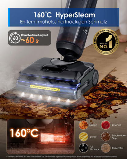 Tineco FLOOR ONE S7 Stretch Steam Nass- & Dampfreiniger - HyperSteam
