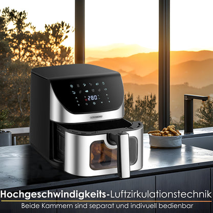 Vita Heissluftfritteuse 4-in-1 Mini Backofen – 8L