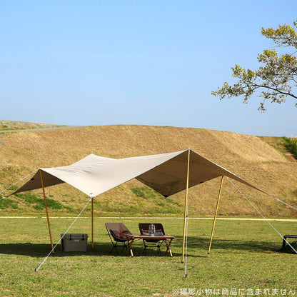 Tatonka Tarp 1 TC Zeltplane Wasserdicht 425x445 cm Beige